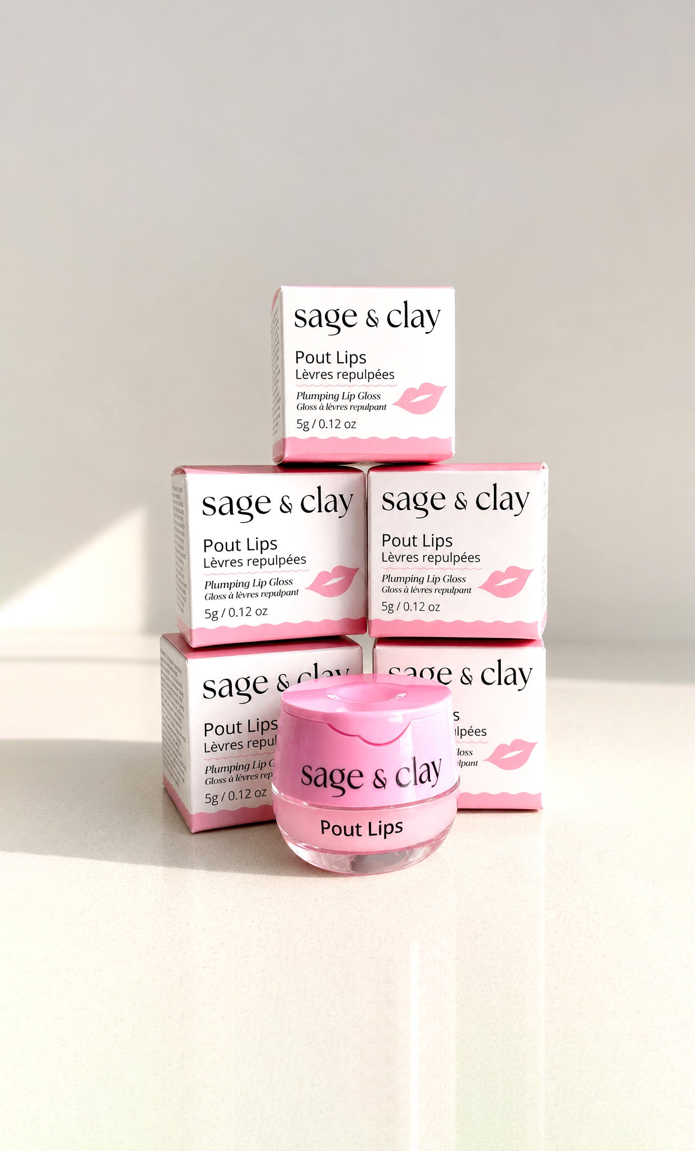 Sage and Clay Pout Lips Lip Balm
